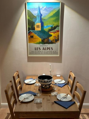 Central Villars-sur-Ollon flat for 4 with two double beds